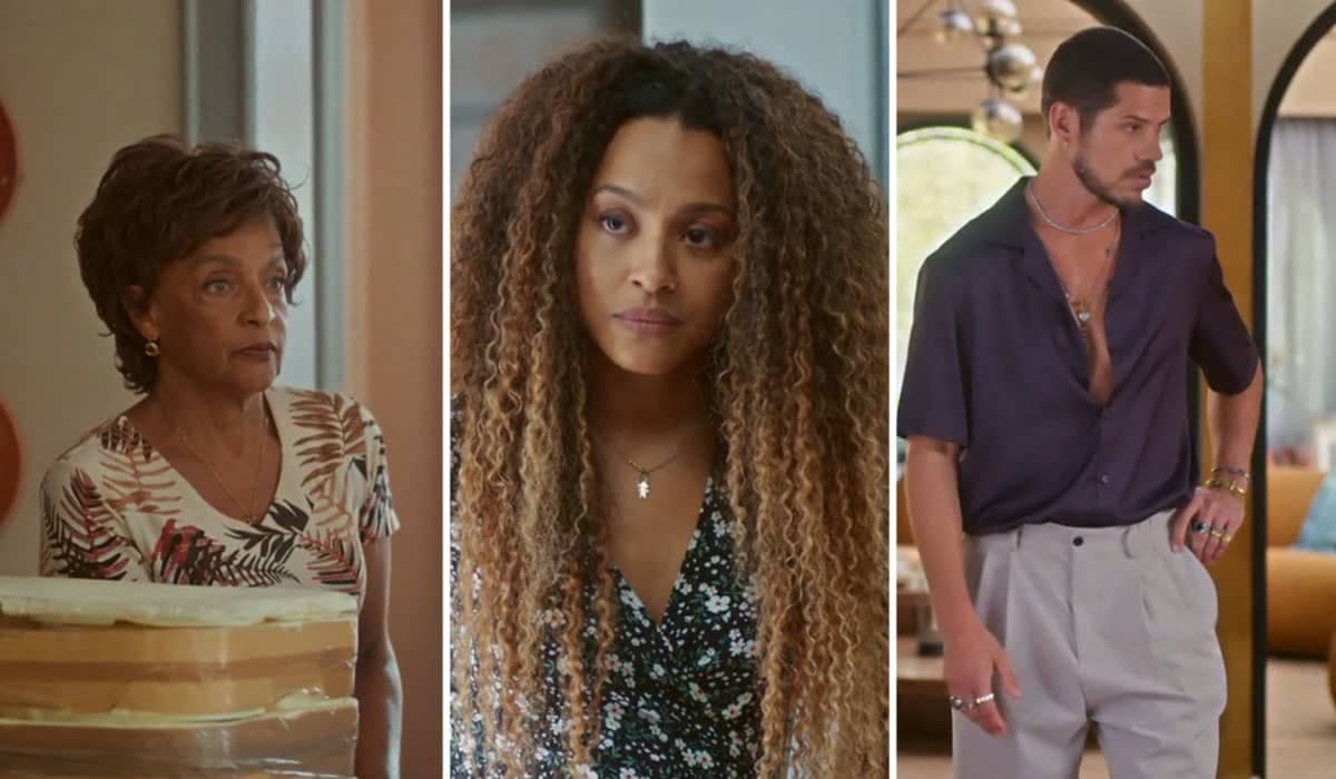 Acompanhada, Marlene se afunda em vergonha ao flagrar Sol e Lui juntos em Vai na Fé