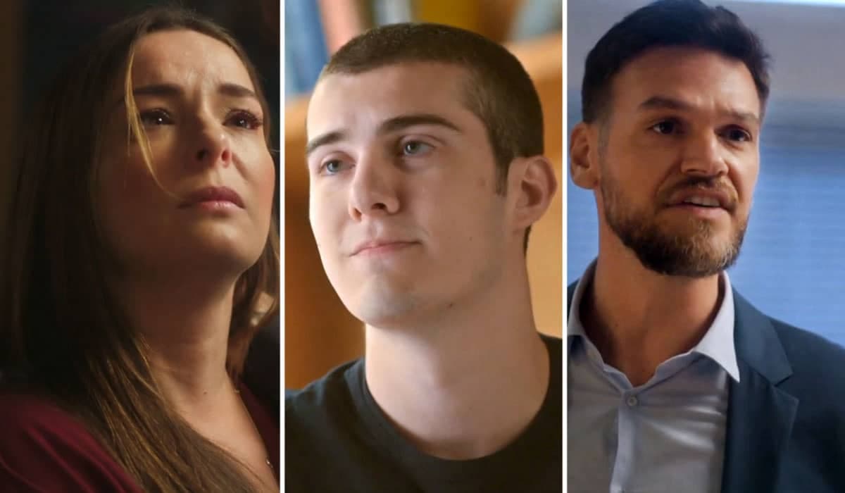Radiante, Clara posa para as lentes de Rafa, mas Theo arruína tudo em Vai na Fé