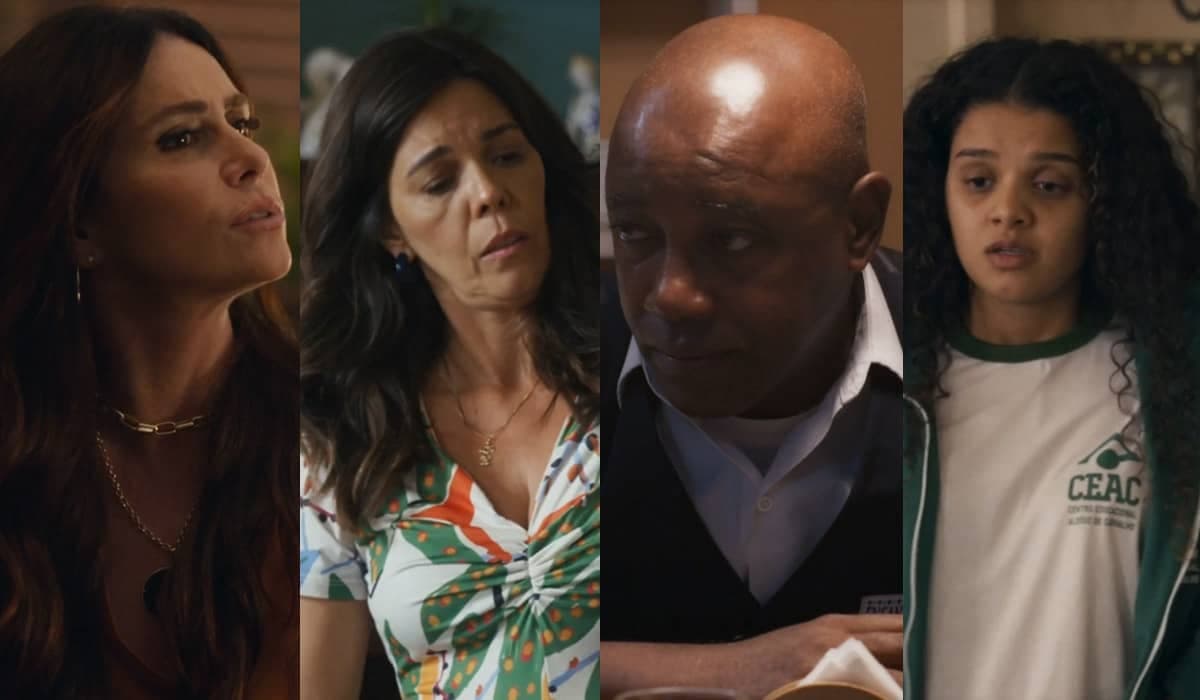 Helô precisa dizer o óbvio a Joel e Marineide após descoberta sobre Karina em Travessia