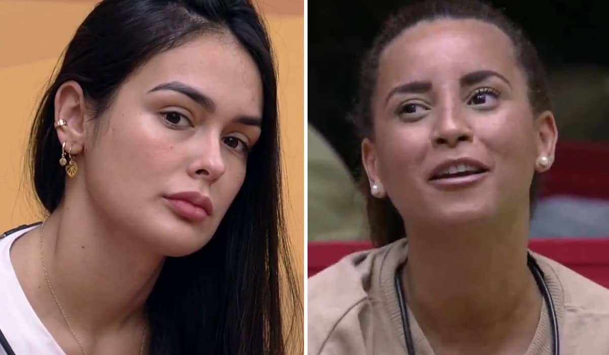 Larissa assume medo de sair para Domitila no paredão do BBB 23