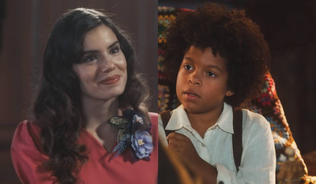 Marcelino fica radiante ao ver Marê chegar de mala e cuia na igreja em Amor Perfeito