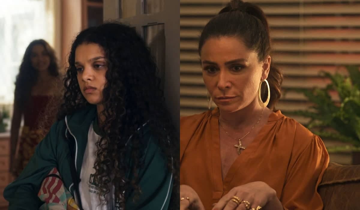 Helô não segura o ódio ao descobrir que Karina é vítima de pedófilo em Travessia