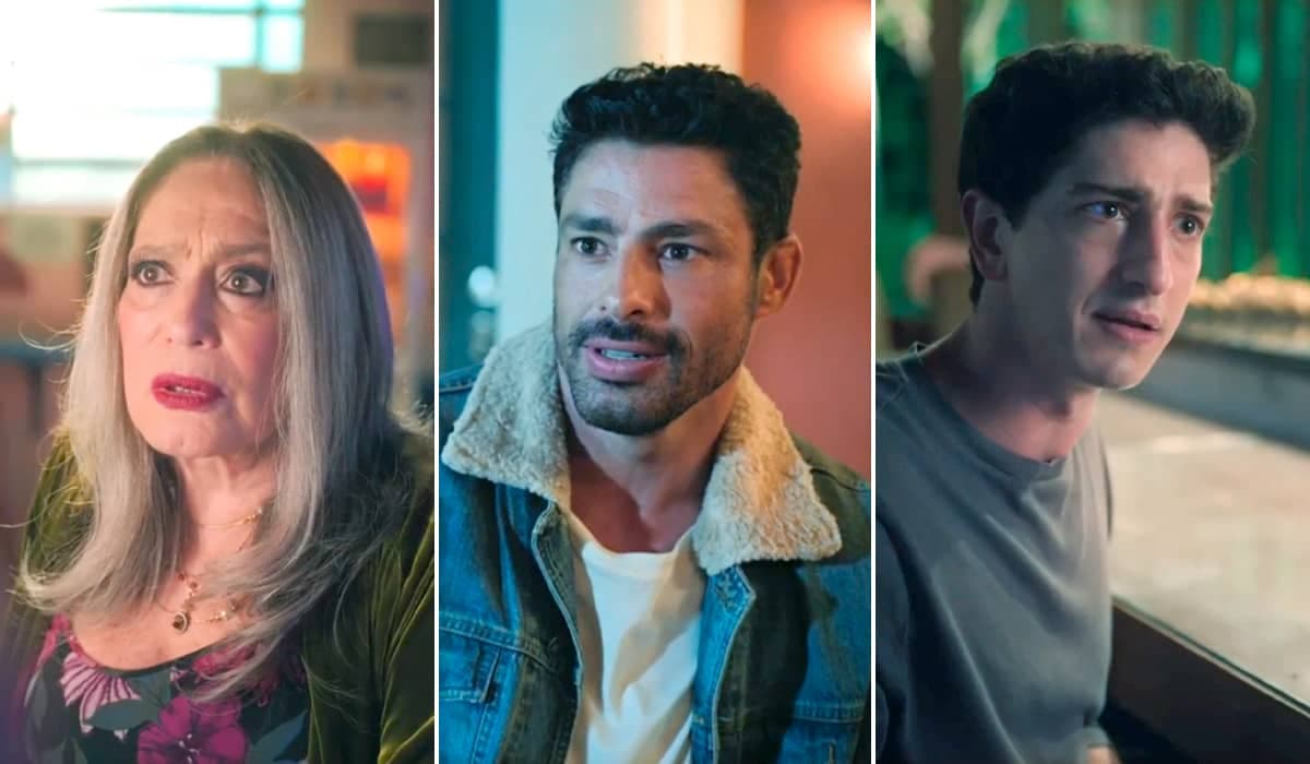 Cândida tenta trazer a paz para Caio e Daniel em Terra e Paixão