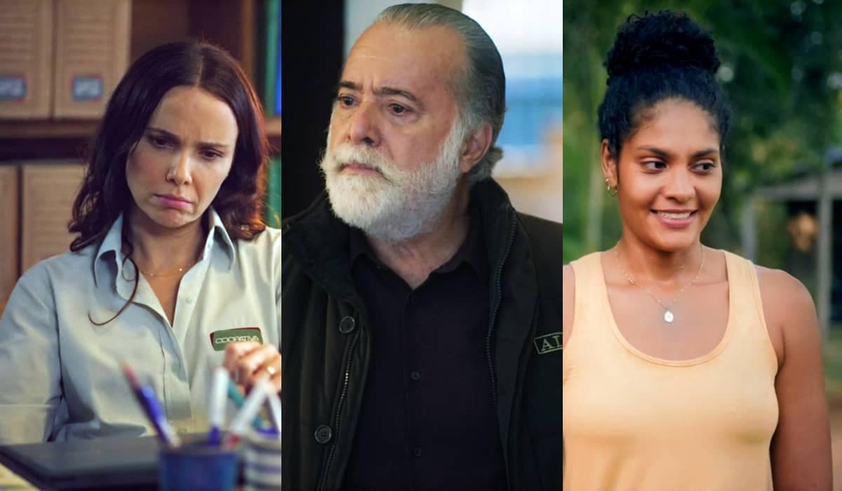 Lucinda dribla Antônio e se oferece para ajudar Aline em Terra e Paixão