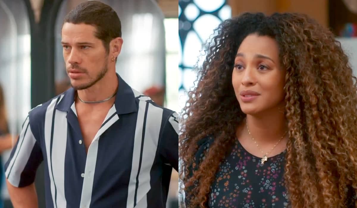 Lui percebe irritação de Sol e a libera do reality show em Vai na Fé