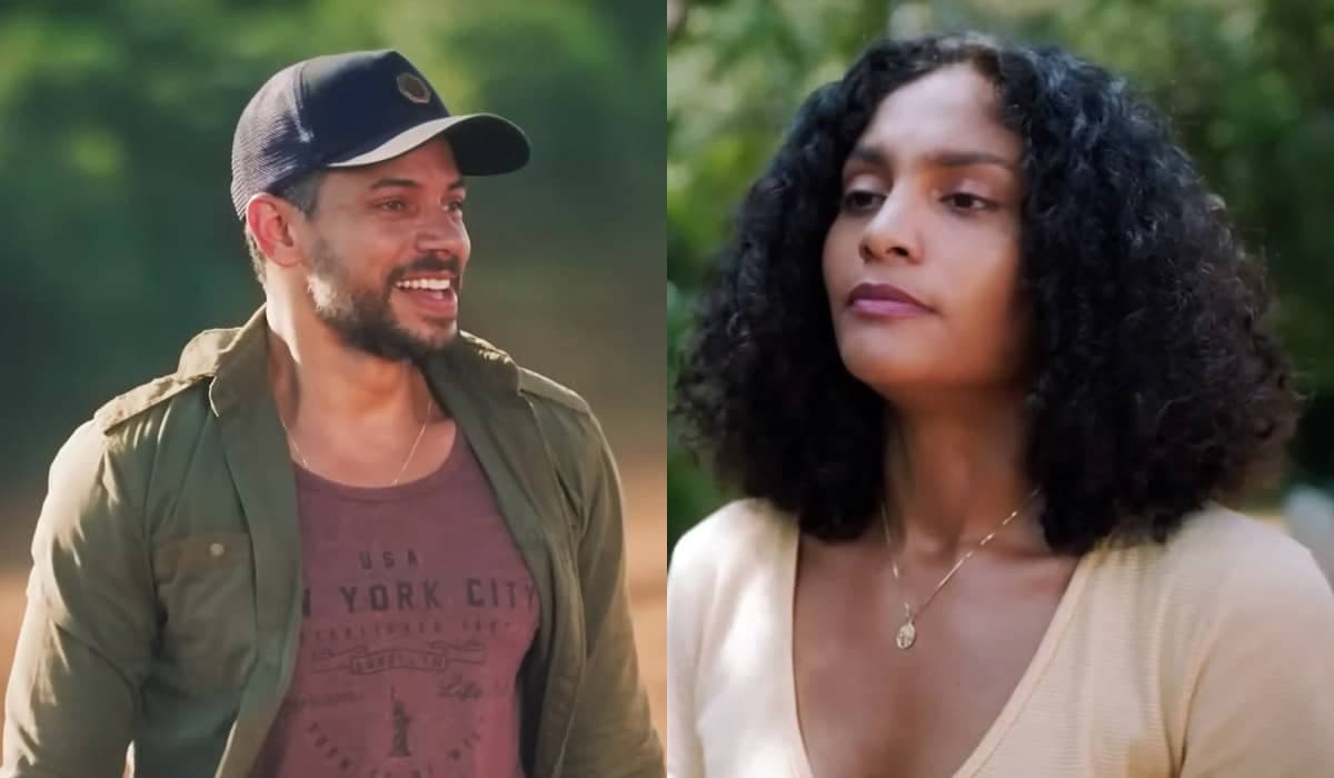 Jonatas ensina tudo o que sabe a Aline, mas acaba se apaixonando em Terra e Paixão