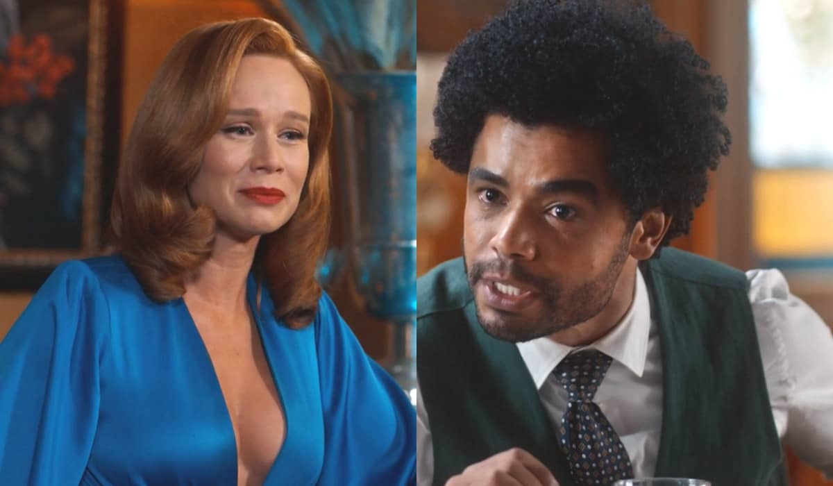 Gilda agarra Orlando, declara sua paixão e chora após rejeição em Amor Perfeito