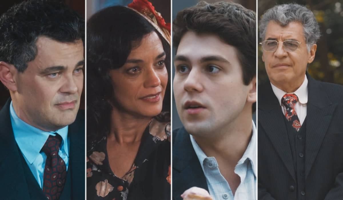 Érico defende Verônica do surto de Júlio contra Anselmo em Amor Perfeito