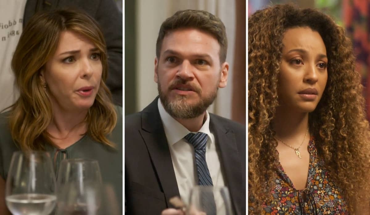 Clara descobre que Theo abusou de Sol e expulsa o marido de casa em Vai na Fé