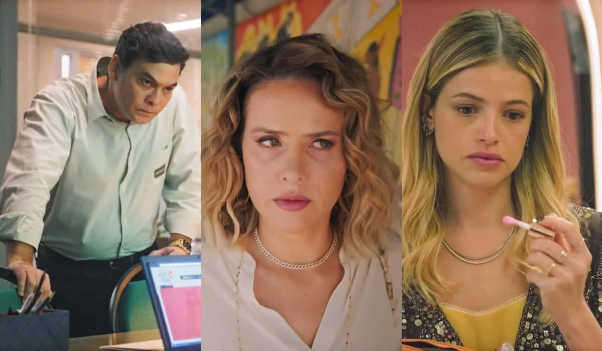 Tadeu e Gladys confessam a Graça que estão falidos em Terra e Paixão