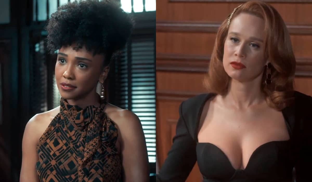 Lucília avança no plano e vira secretária de Gilda em Amor Perfeito