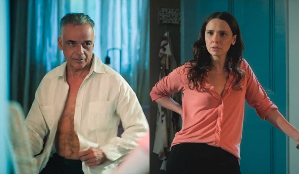 Lucinda se tranca no quarto para fugir da agressão de Andrade em Terra e Paixão