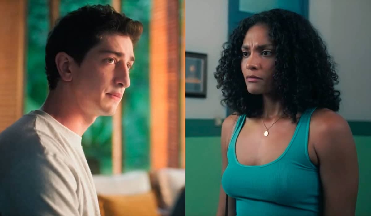 Daniel implora pelo amor de Aline e promete que vai resolver situação do casal em Terra e Paixão