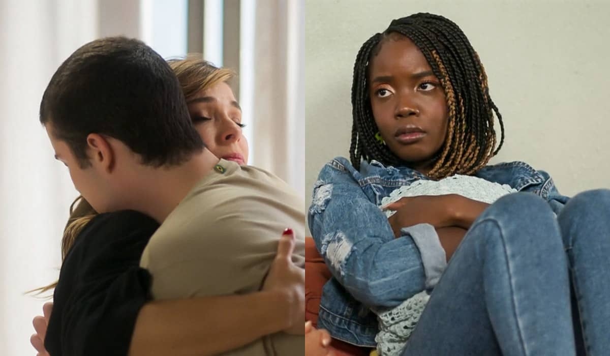 Clara chora pelo sofrimento de Rafa, mas ignora Kate em Vai na Fé