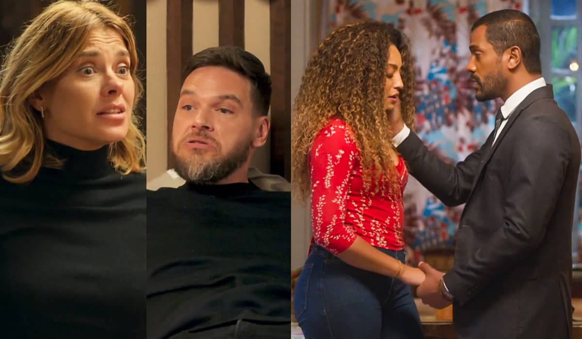 Theo e Lumiar debocham do pedido de namoro de Ben a Sol em Vai na Fé