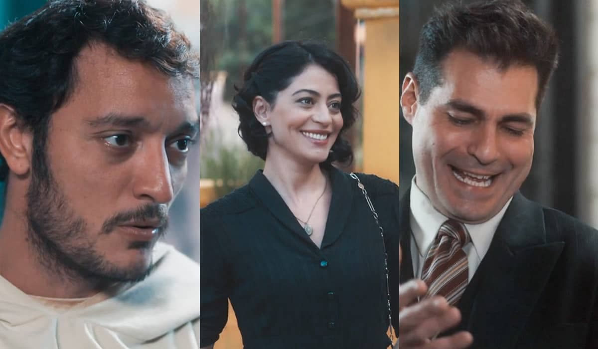 Frei João não controla a raiva ao ver Darlene com Gaspar em Amor Perfeito