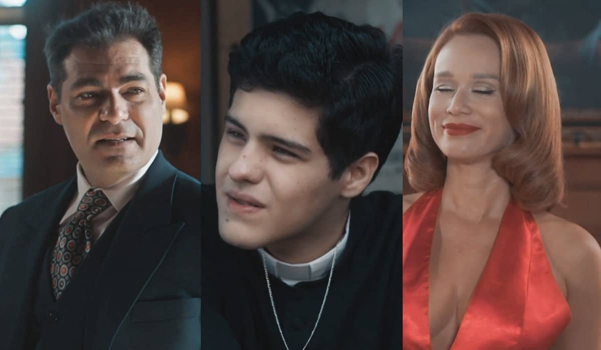 Gaspar jura a Luís que vai se vingar de Gilda em Amor Perfeito