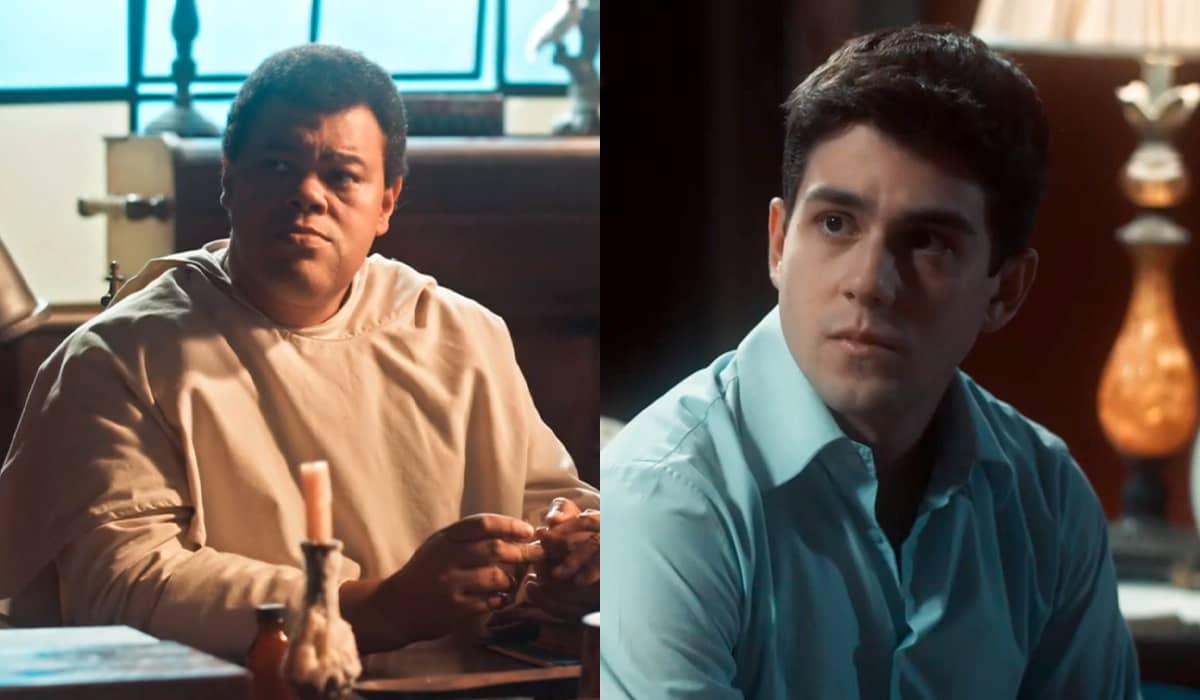 Frei Severo esconde de Júlio informação importante sobre seu passado em Amor Perfeito