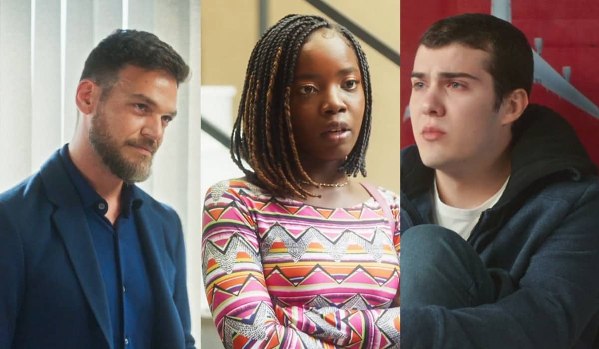 Theo impede Kate de ajudar Rafa durante crise de ansiedade em Vai na Fé