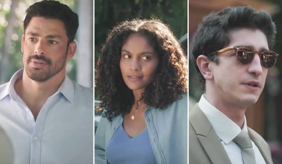 Terra e Paixão: Caio tenta acabar com a confiança de Aline em Daniel