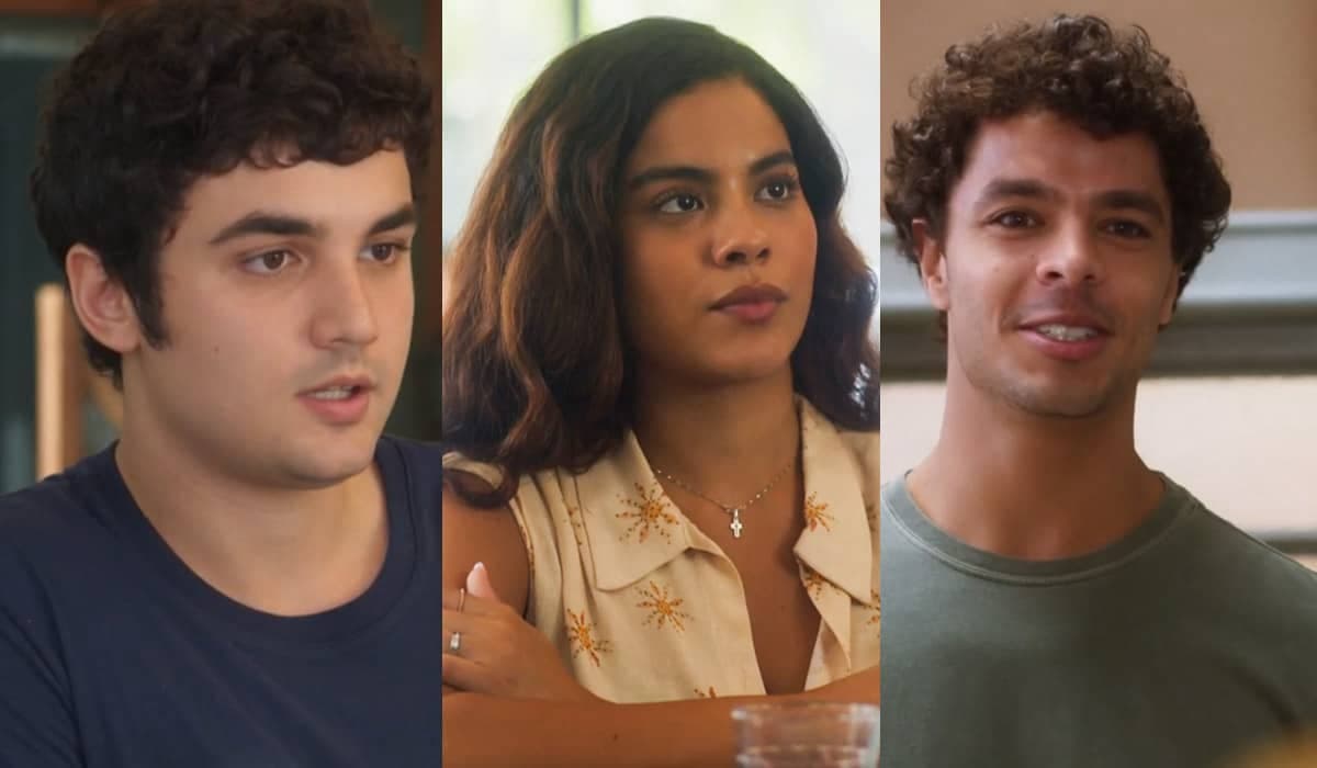 Tatá fica revoltado ao ver Jenifer e Eduardo juntos em Vai na Fé