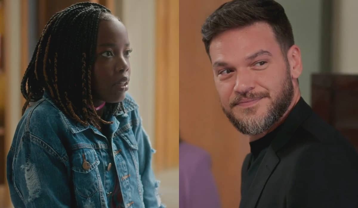 Kate inicia depoimento e promete acabar com Theo em Vai na Fé