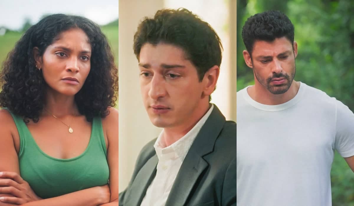 Aline questiona moleza de Daniel após ser salva três vezes por Caio em Terra e Paixão