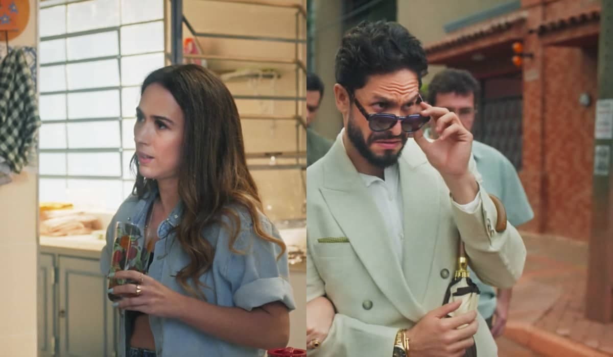 Anely se oferece como isca para Luigi invadir o bordel em Terra e Paixão