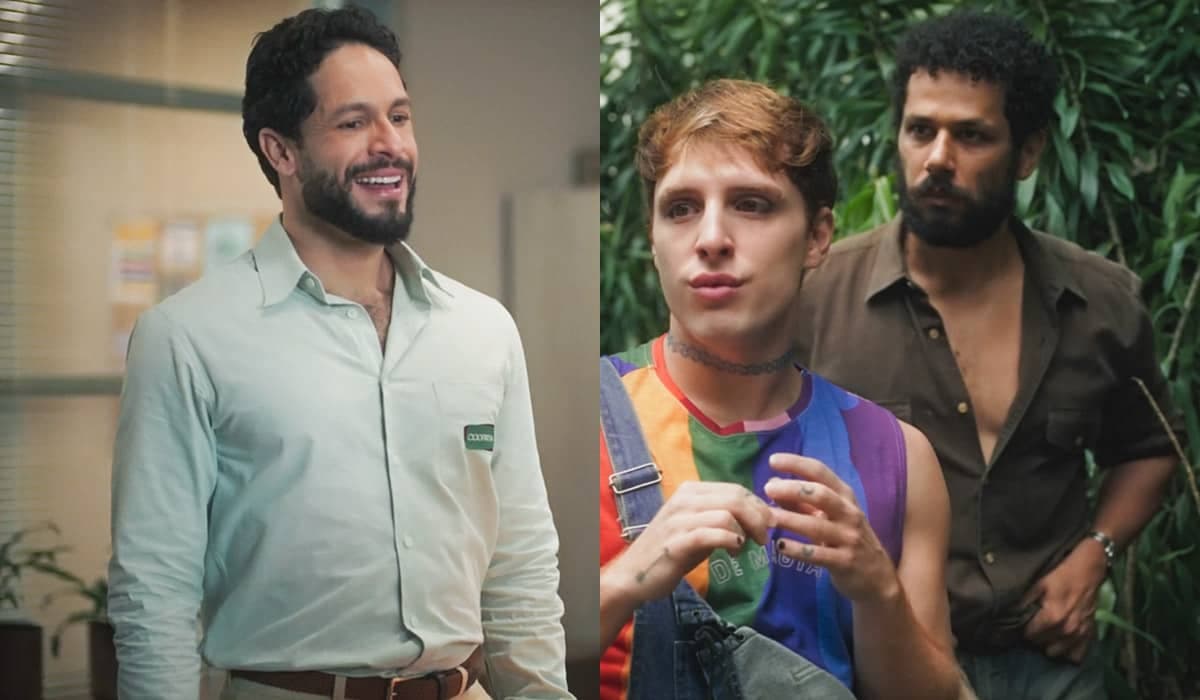 Kelvin e Ramiro fazem pacto para arrancar dinheiro de Luigi em Terra e Paixão