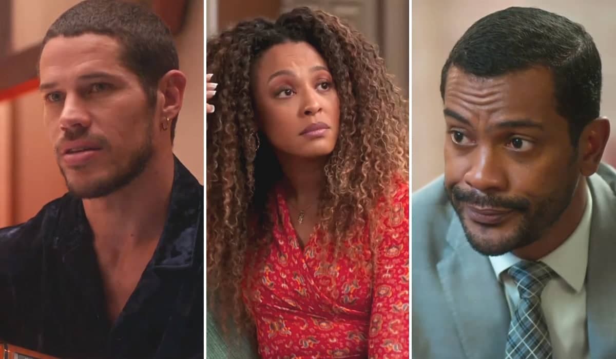 Lui se entristece com abraço entre Sol e Ben em Vai na Fé