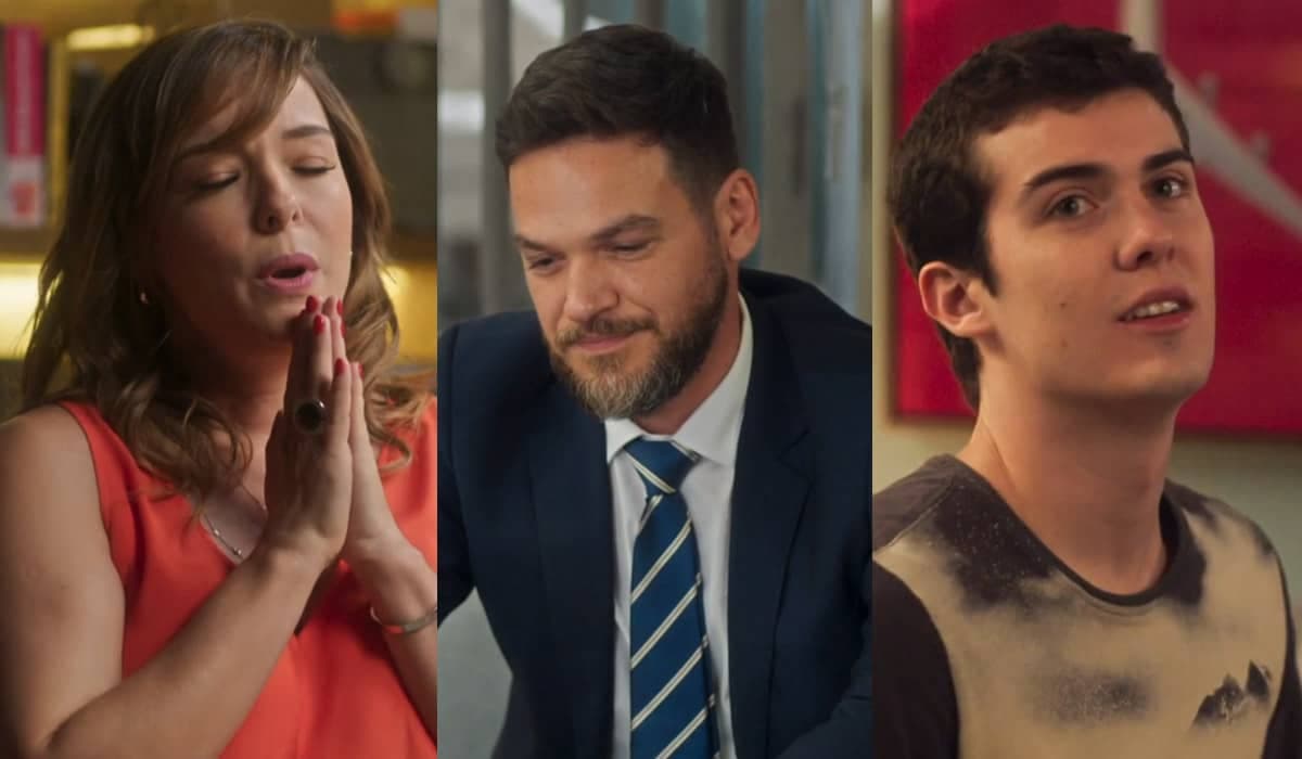 Clara volta a cair na lábia de Theo, mas Rafa sacode a mãe até ela acordar em Vai na Fé