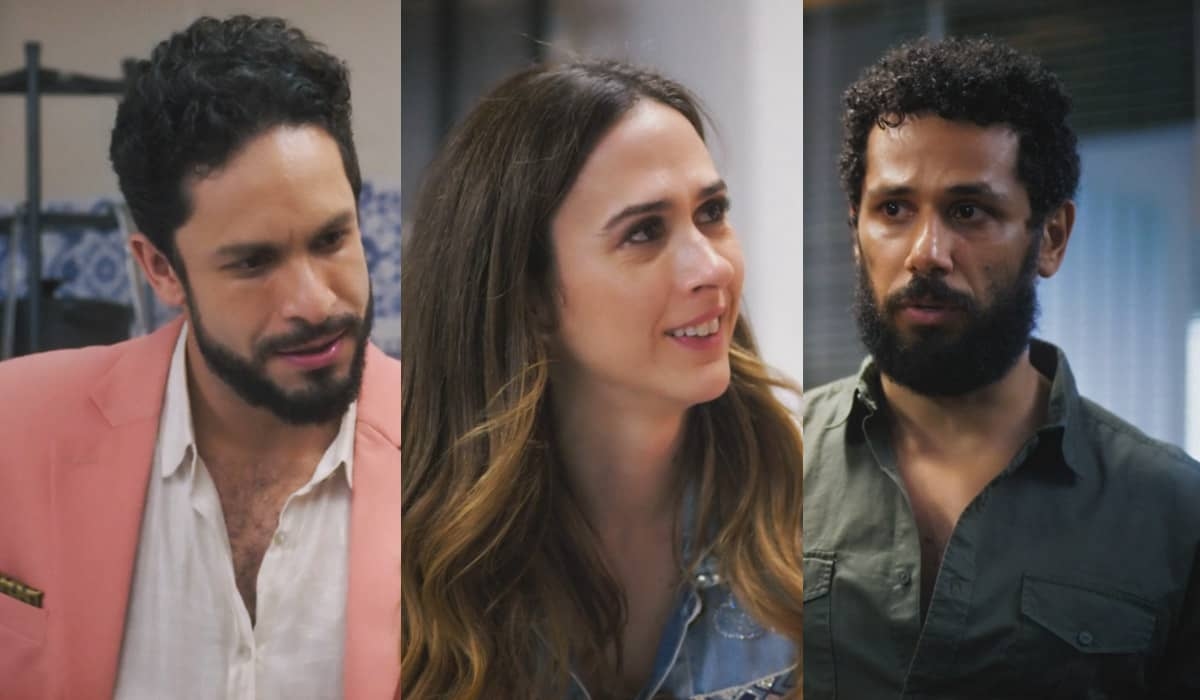 Luigi e Anely roubam dinheiro da noiva de Ramiro em Terra e Paixão