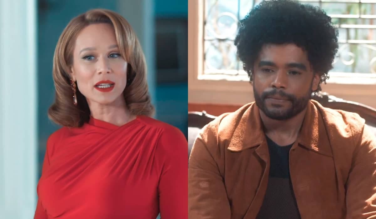 Gilda pula de alegria ao descobrir que irá se casar com Orlando em Amor Perfeito
