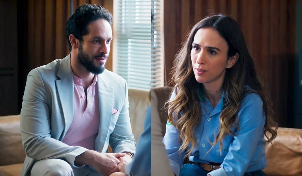 Luigi e Anely iniciam missão para encontrar tesouro de Cândida em Terra e Paixão