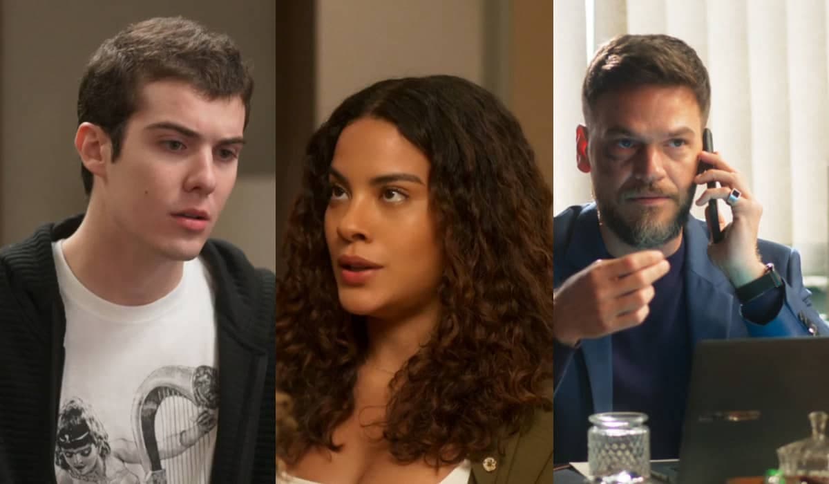 Rafa e Jenifer bancam detetives, mas Theo vigia tudo e se livra de provas em Vai na Fé