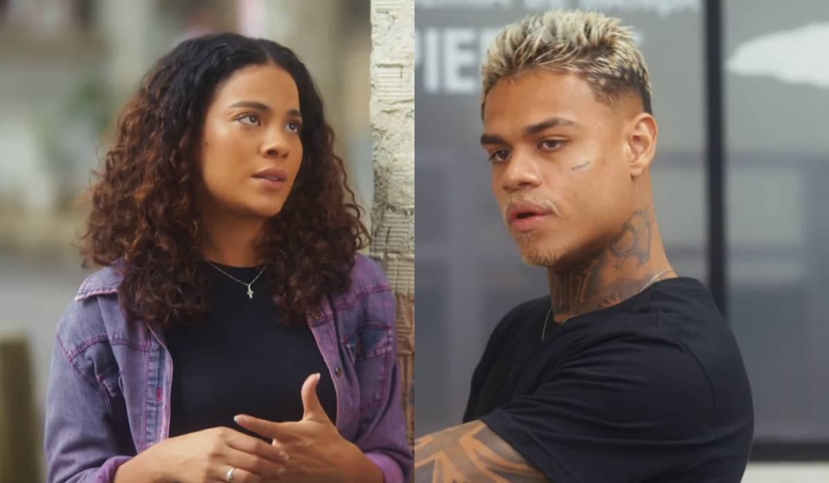 Hugo e Jenifer se trancam no escritório do pastor Miguel em Vai na Fé