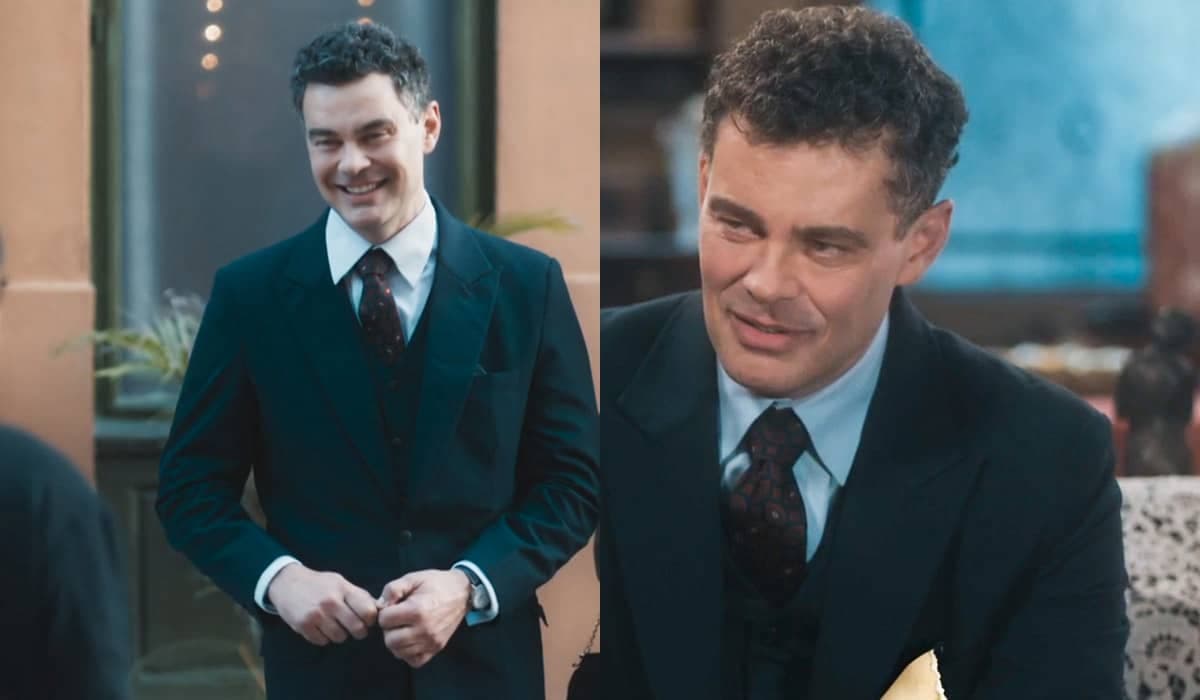 Érico fica radiante com o sucesso absoluto do cinema em Amor Perfeito