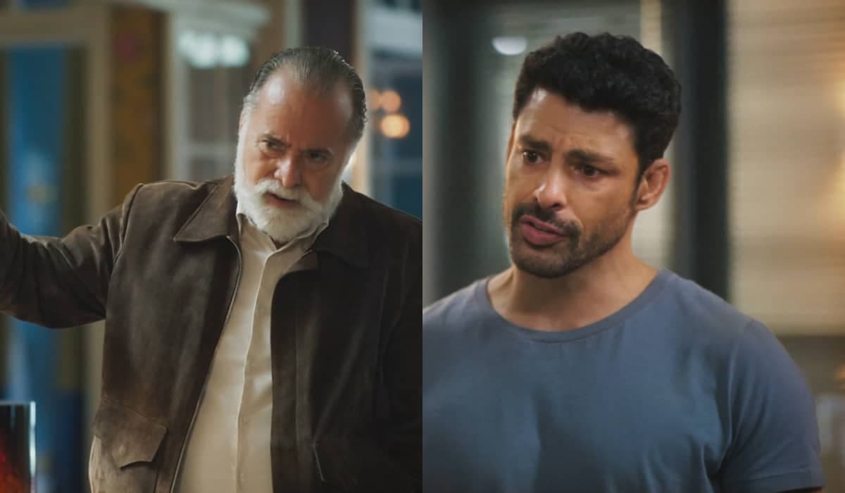 Caio declara vergonha de Antônio e é expulso de casa em Terra e Paixão