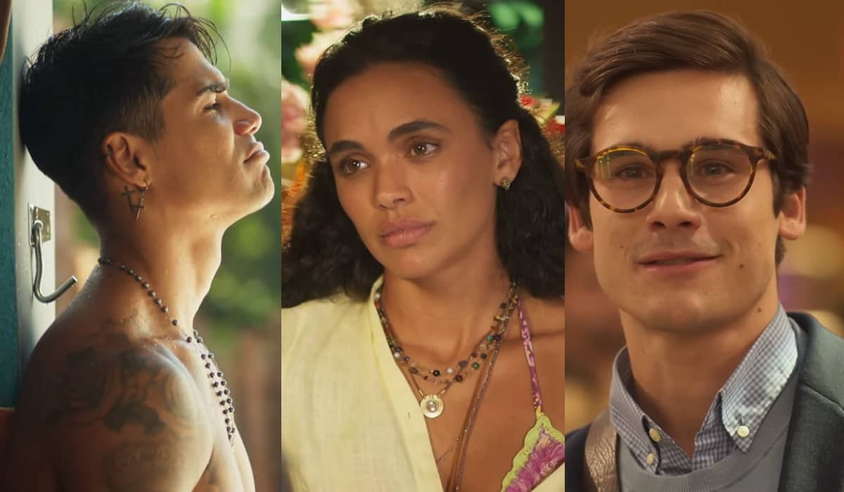 Jefinho fica devastado ao ver Luna e Miguel juntos em Fuzuê