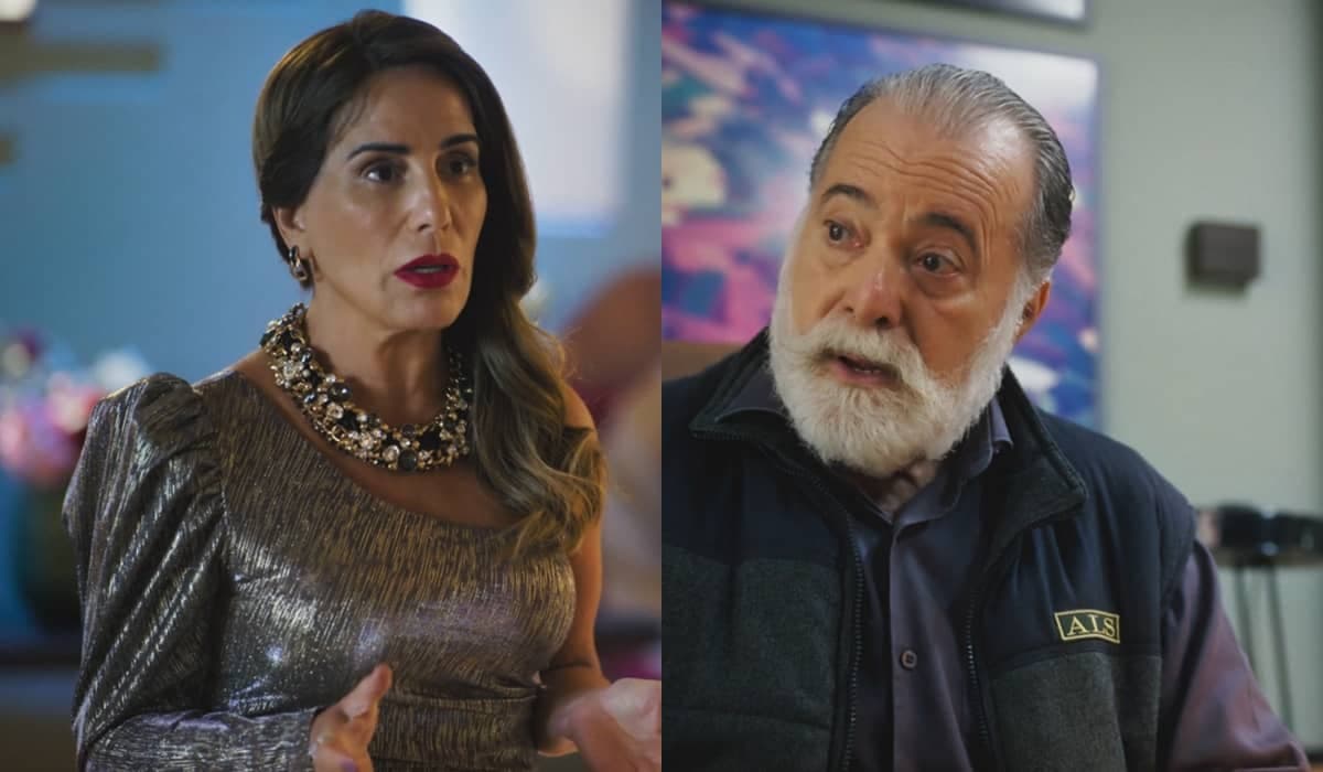 Irene fica perplexa quando Antônio decide dormir em outro quarto em Terra e Paixão