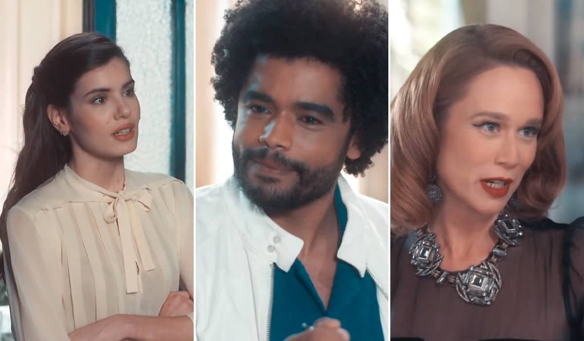 Marê e Orlando caem na risada após sucesso no plano contra Gilda em Amor Perfeito