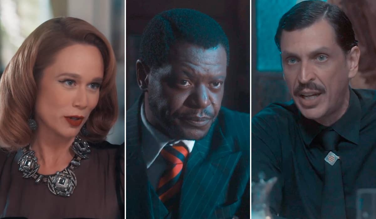 Gilda perde a noção e ameaça Silvio na frente de Albuquerque em Amor Perfeito