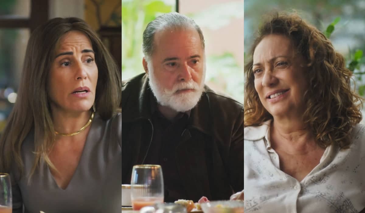 Irene promete a Antônio que vai provar a falsidade de Agatha em Terra e Paixão