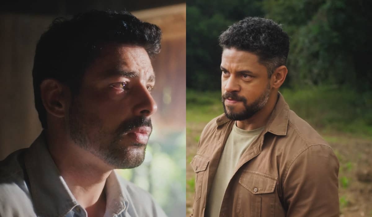 Caio abandona o ódio e abraça Jonatas como irmão em Terra e Paixão