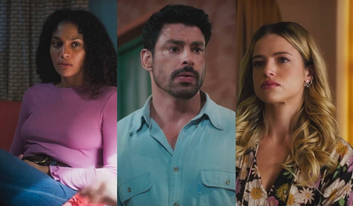 Aline morde a isca de Graça e briga com Caio por lingerie em Terra e Paixão