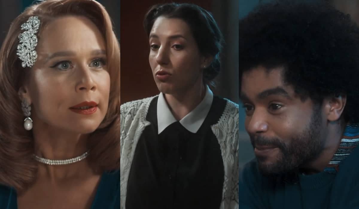 Gilda chora nos braços de Rita após partida de Orlando em Amor Perfeito