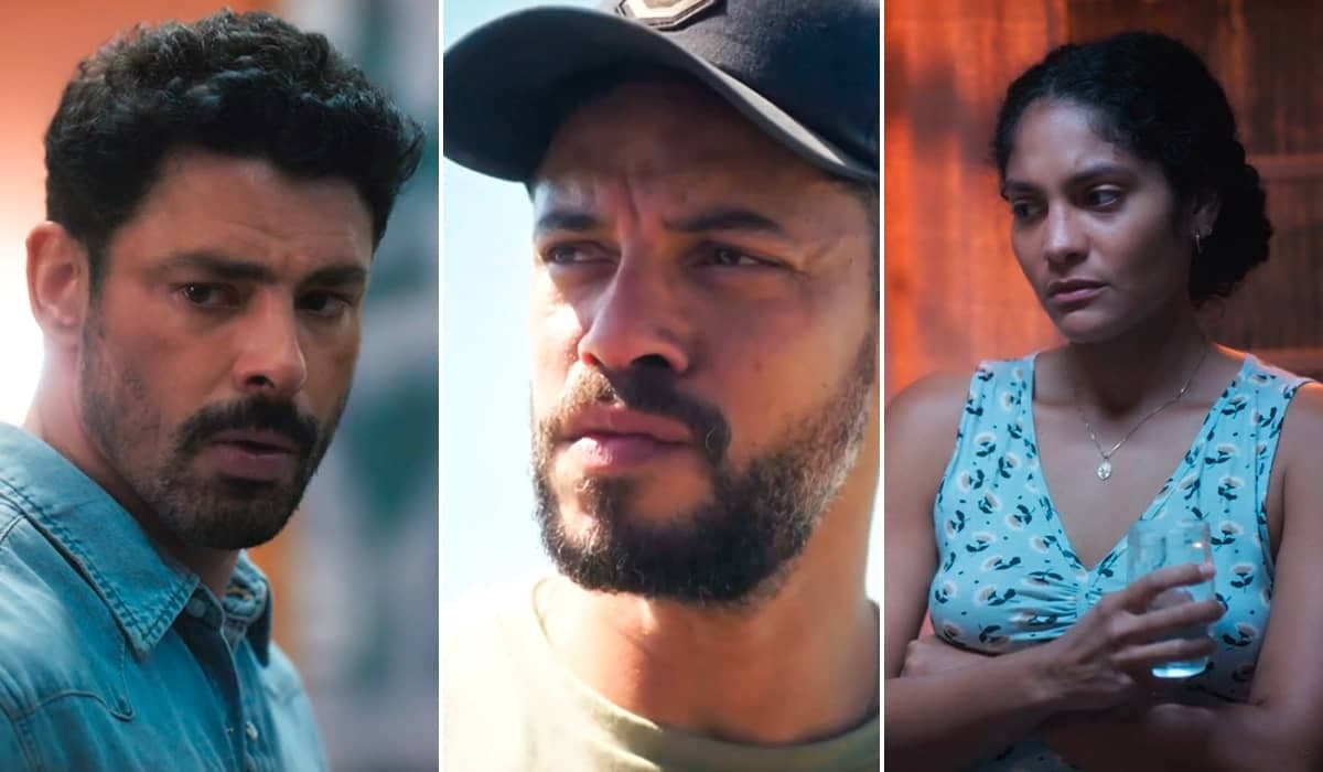 Caio se morde de ciúme ao ver Jonatas trabalhando com Aline em Terra e Paixão