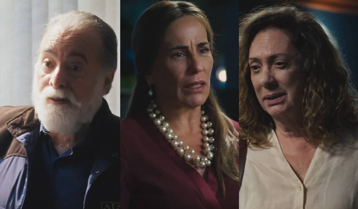 Antônio repreende Irene e diz que ninguém poderá fazer mal a Agatha em Terra e Paixão