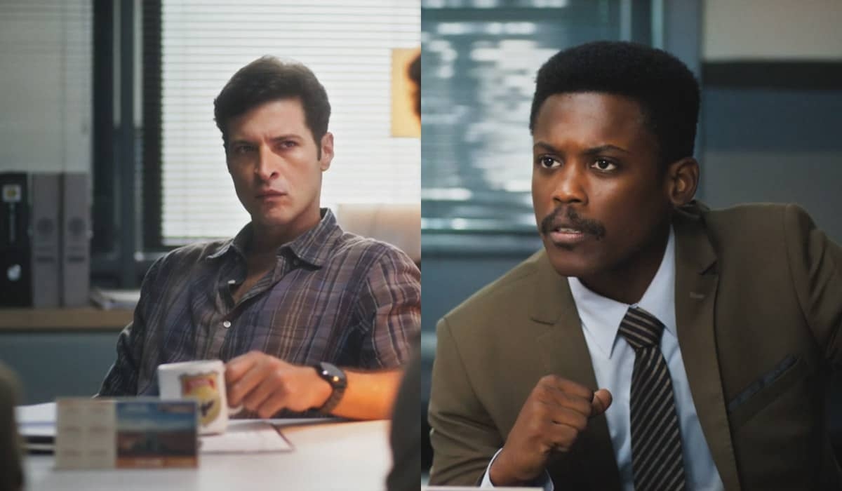 Marino treme ao ouvir de Rodrigo que terá que investigar a morte de Daniel em Terra e Paixão