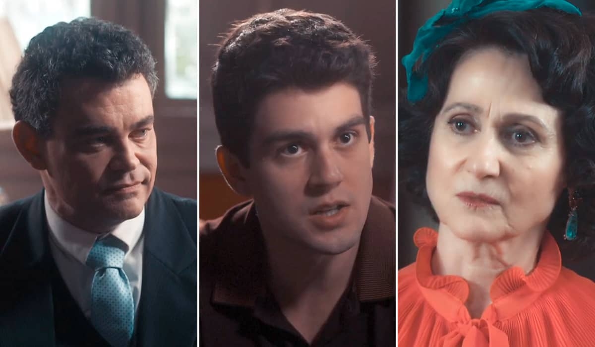 Érico e Júlio se esforçam para tirar Cândida da prisão em Amor Perfeito